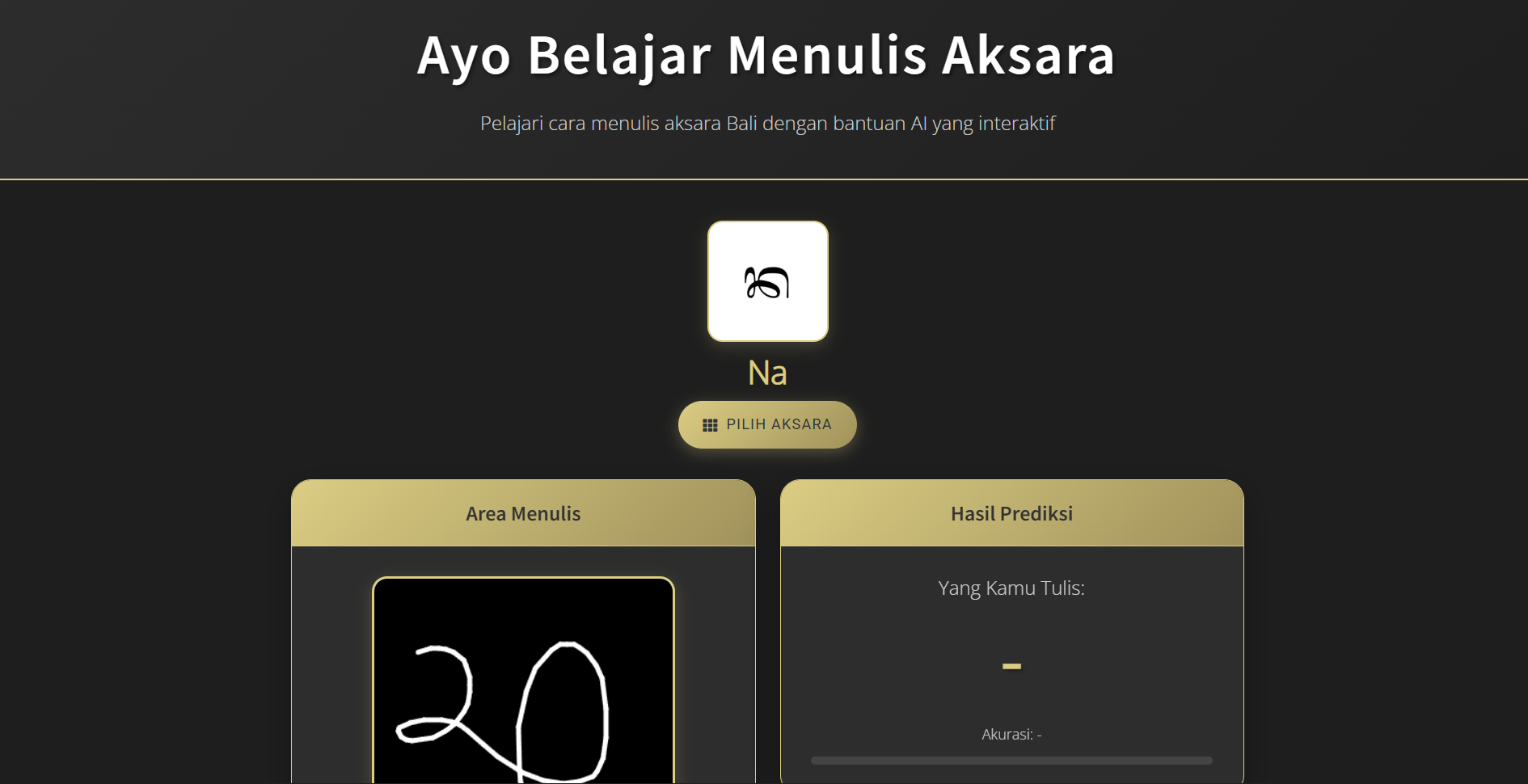 Belajar Aksara Bali
