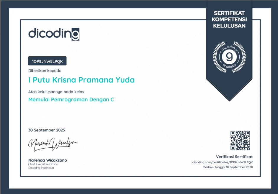C++ Certificate